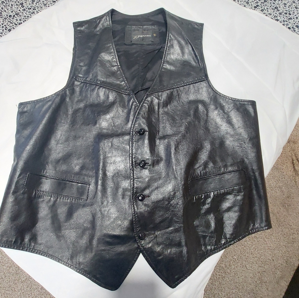 Men's XL leather vest